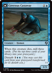 Covetous Castaway // Ghostly Castigator (INR-058) - Innistrad Remastered