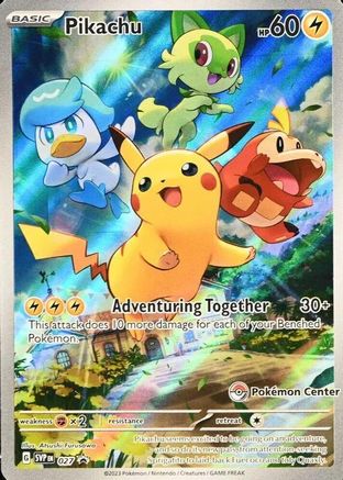 Pikachu 027  - Holofoil SV Scarlet & Violet Promo Cards - Promo