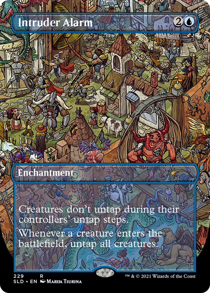 Intruder Alarm (SLD-229) - Secret Lair Drop (Borderless)