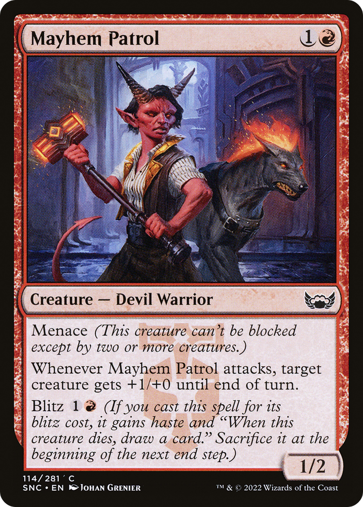 Mayhem Patrol (SNC-114) - Streets of New Capenna Foil