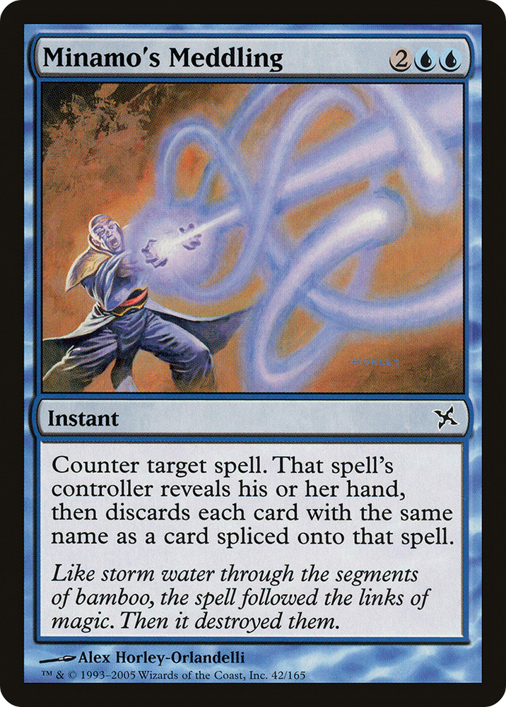 Minamo's Meddling (BOK-042) - Betrayers of Kamigawa Foil