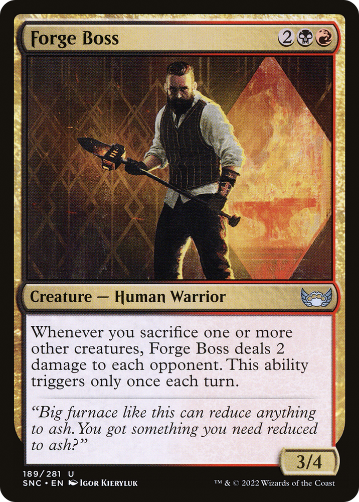 Forge Boss (SNC-189) - Streets of New Capenna