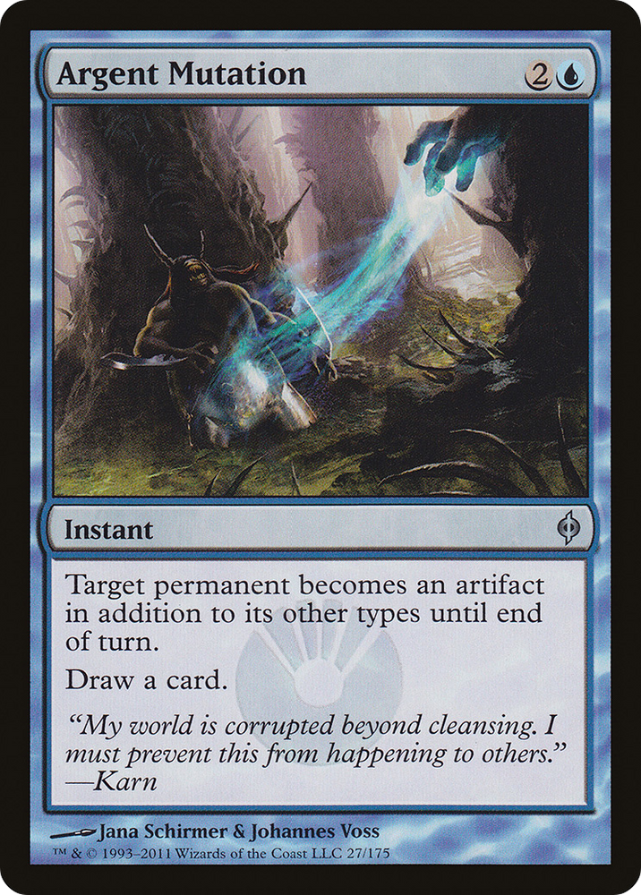Argent Mutation (NPH-027) - New Phyrexia Foil