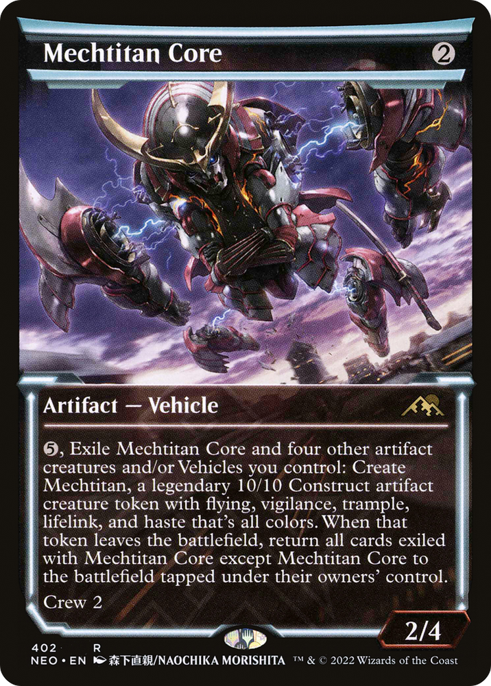 Mechtitan Core (Showcase) (NEO-402) - Kamigawa: Neon Dynasty: (Showcase) Foil