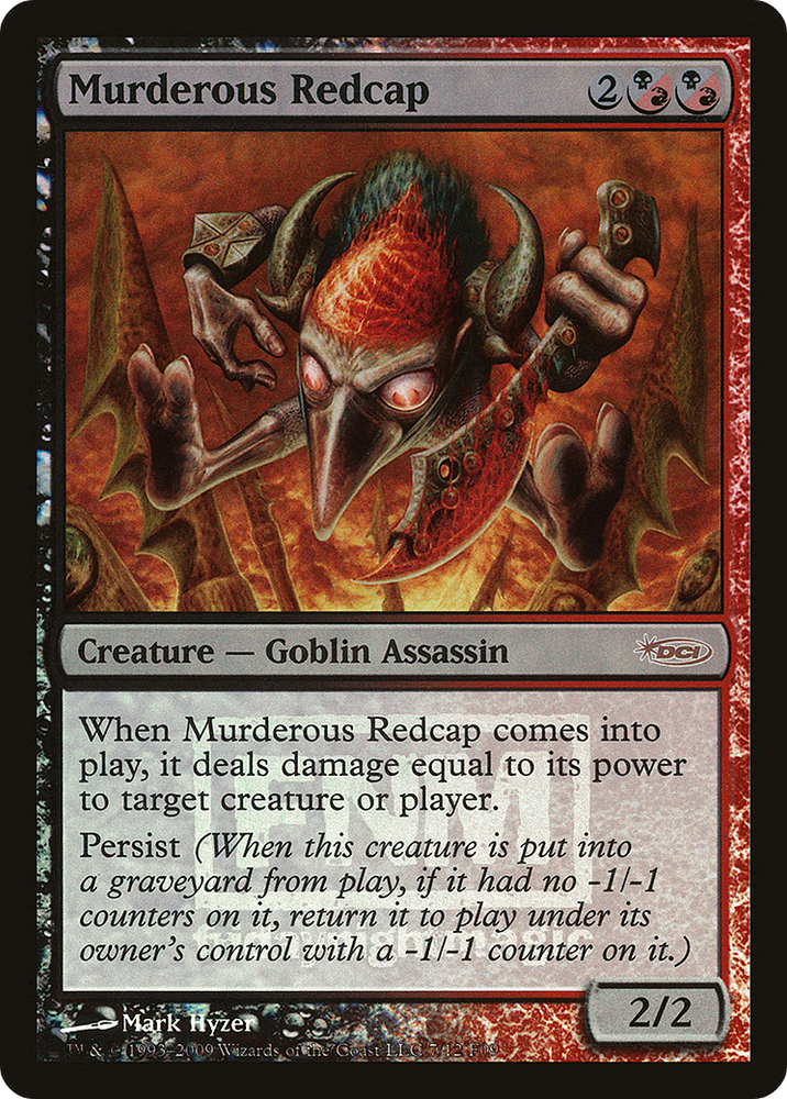 Murderous Redcap (FNM-007) - Friday Night Magic 2009 Foil