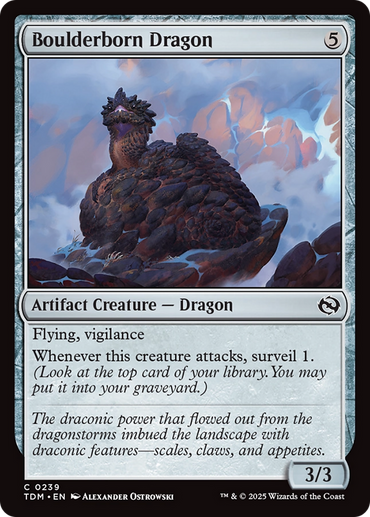 Boulderborn Dragon (TDM-239) - Tarkir: Dragonstorm