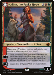 Arlinn, the Pack's Hope (MID-211) - Innistrad: Midnight Hunt: (Double Faced Transform) Foil