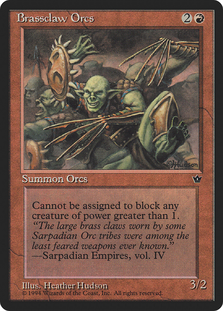Brassclaw Orcs (Claws) (FEM-49D) - Fallen Empires