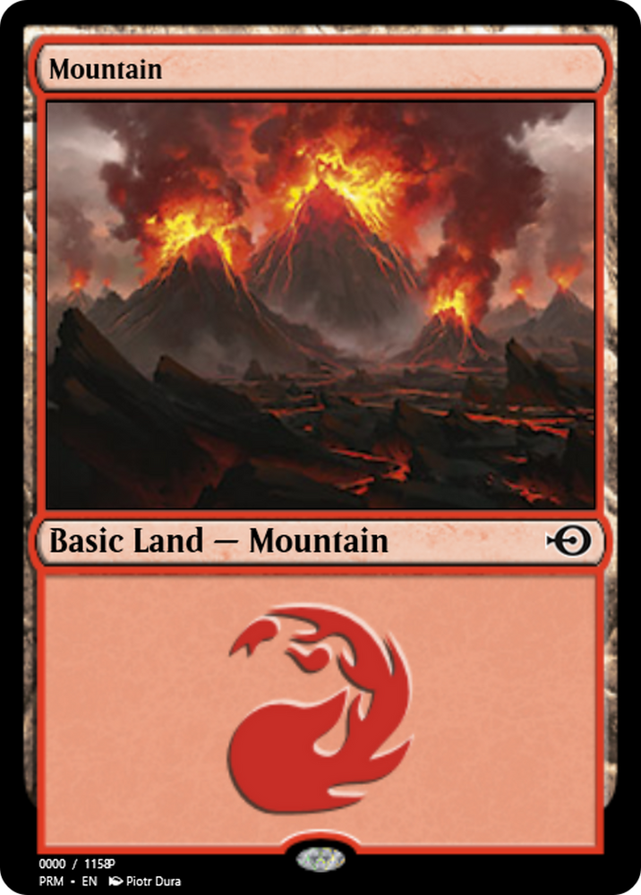Mountain (PRM-81900) - Magic Online Promos Foil