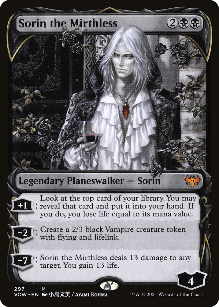 Sorin the Mirthless (Showcase) (VOW-297) - Innistrad: Crimson Vow: (Showcase)