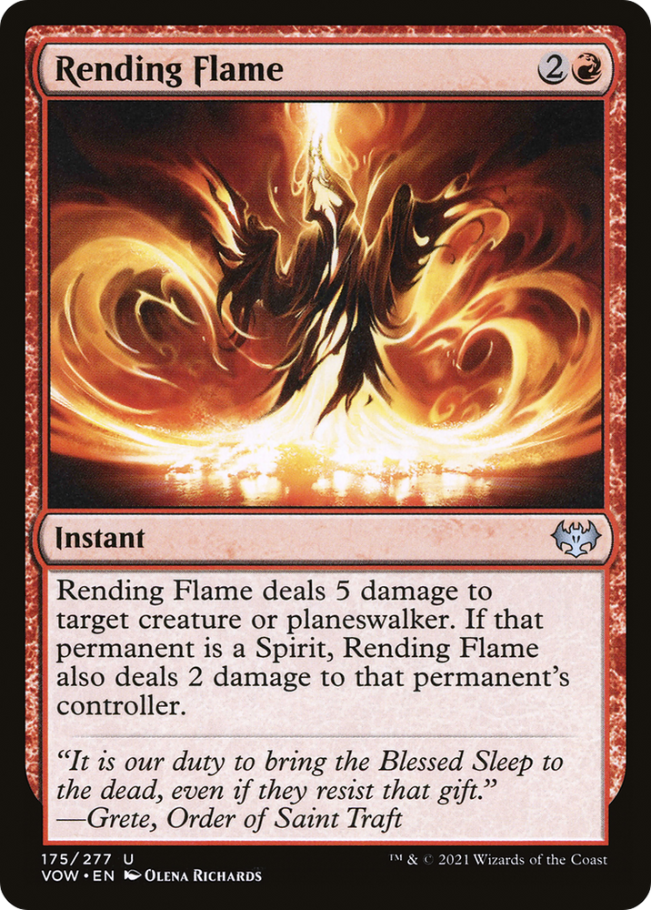 Rending Flame (VOW-175) - Innistrad: Crimson Vow