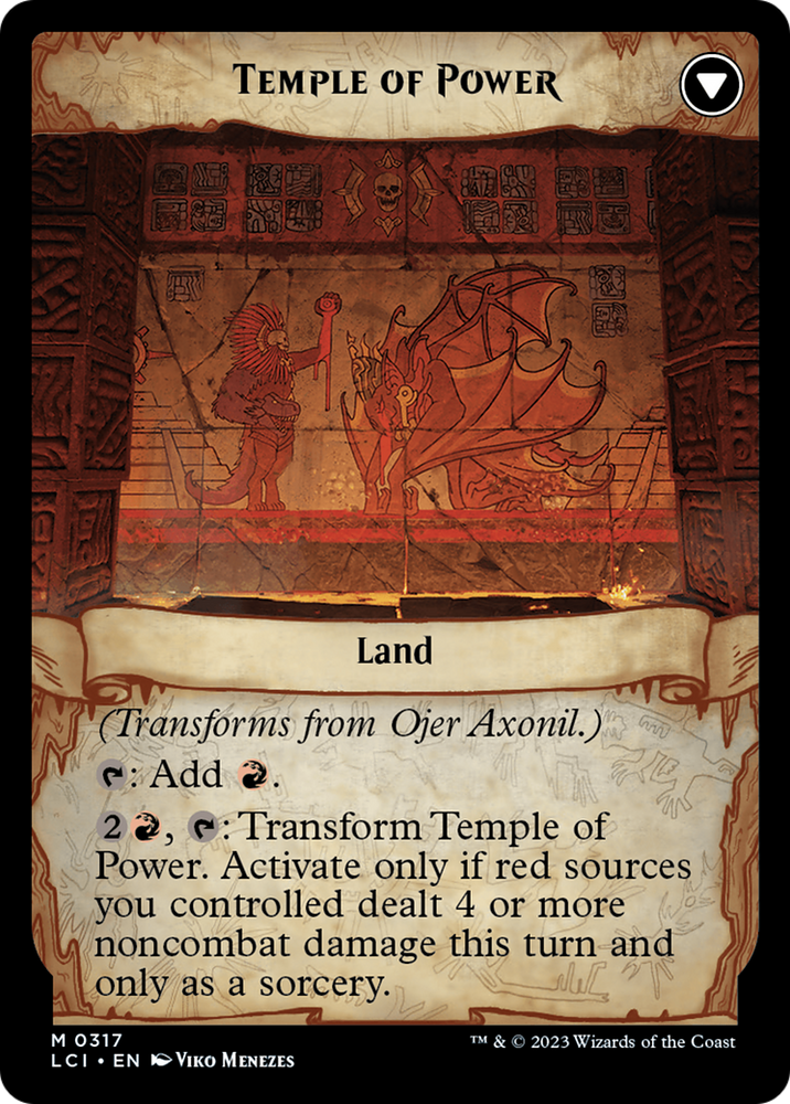 Ojer Axonil, Deepest Might (Showcase) (LCI-317) - The Lost Caverns of Ixalan: (Showcase) Foil
