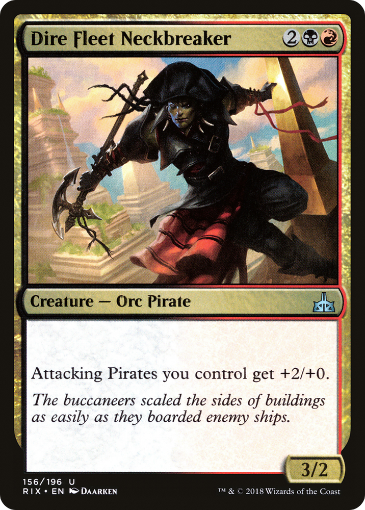 Dire Fleet Neckbreaker (RIX-156) - Rivals of Ixalan