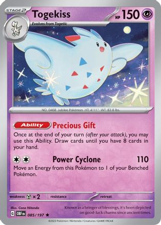 Togekiss 085/197  Deck Exclusives - Rare