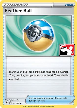 Feather Ball 141/189  Prize Pack Series Cards - Uncommon