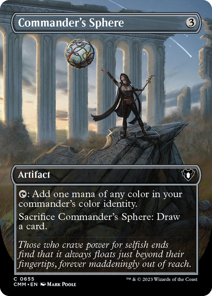 Commander's Sphere (Borderless) (CMM-655) - Commander Masters (Borderless)