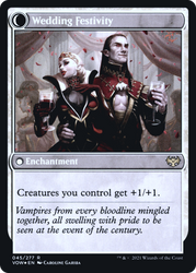 Wedding Announcement (PRE-45S) - Innistrad: Crimson Vow Promos: (Double Faced Transform) Foil