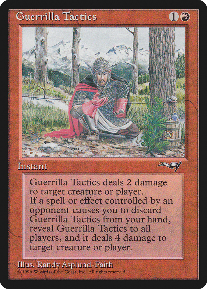 Guerrilla Tactics (Kneeling Knight) (ALL-74A) - Alliances