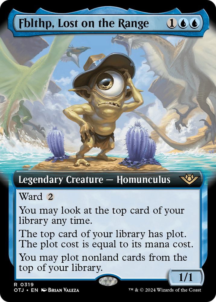 Fblthp, Lost on the Range (Extended Art) (OTJ-319) - Outlaws of Thunder Junction: (Extended Art) Foil