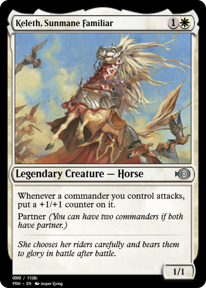 Keleth, Sunmane Familiar (PRM-86234) - Magic Online Promos