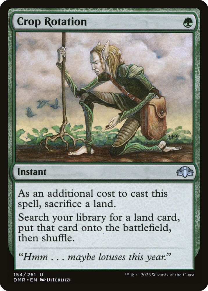Crop Rotation (DMR-154) - Dominaria Remastered Foil