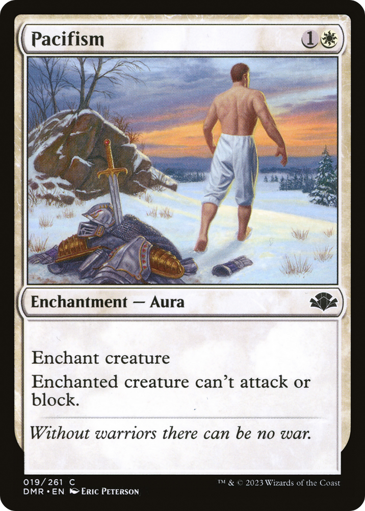 Pacifism (DMR-019) - Dominaria Remastered Foil