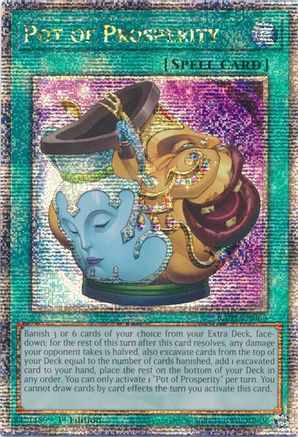 Pot of Prosperity (Quarter Century Secret Rare) (RA01-EN066) - 25th Anniversary Rarity Collection 1st Edition