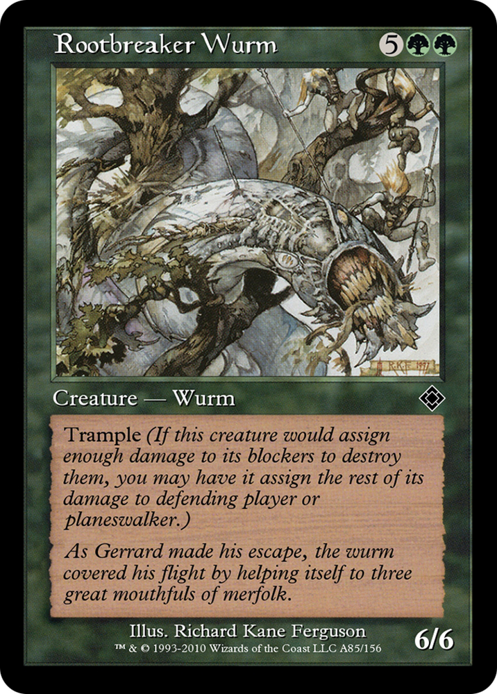 Rootbreaker Wurm (TD0-A85) - Magic Online Theme Decks