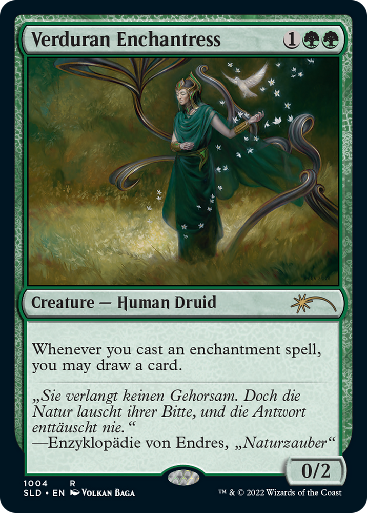 Verduran Enchantress (SLD-1004) - Secret Lair Drop
