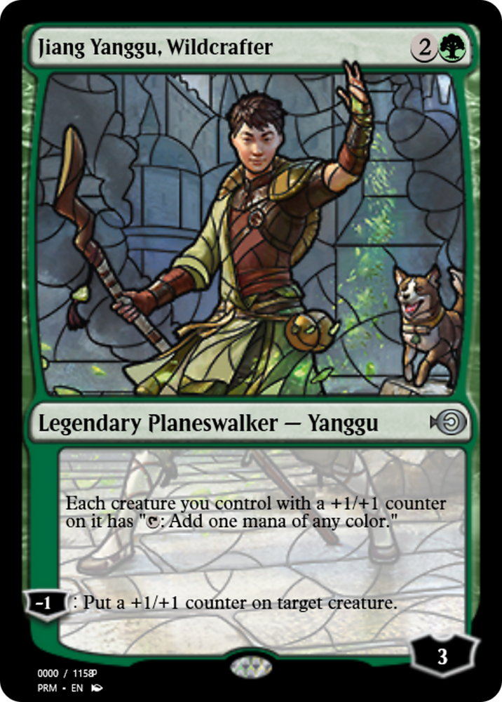 Jiang Yanggu, Wildcrafter (PRM-78009) - Magic Online Promos Foil
