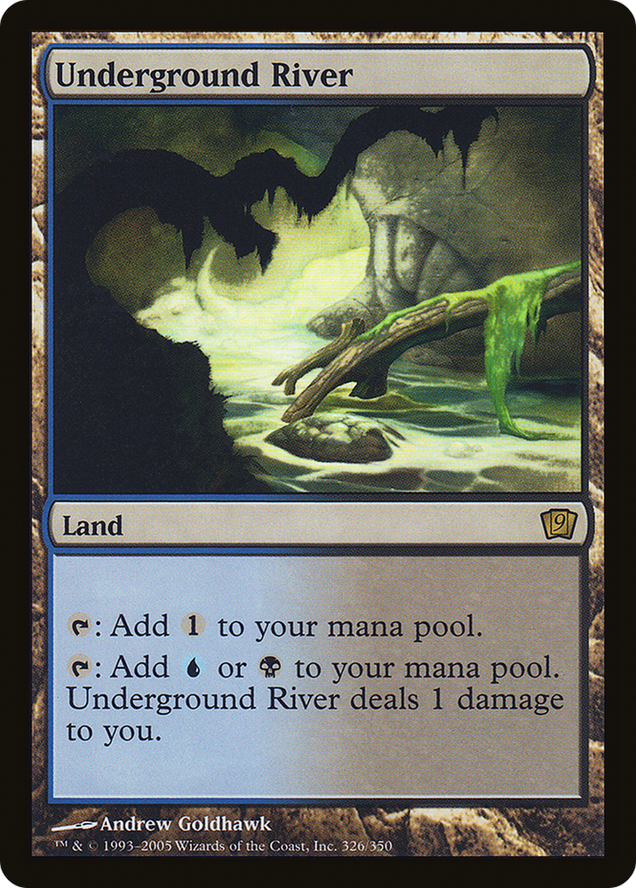 Underground River (9ED-326★) - Ninth Edition Foil