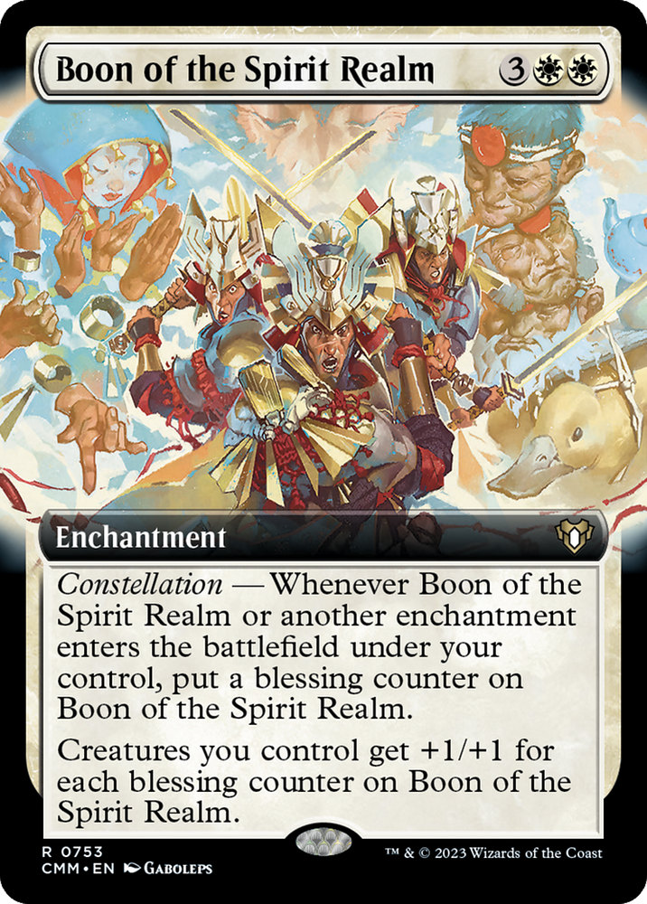 Boon of the Spirit Realm (Extended Art) (CMM-753) - Commander Masters: (Extended Art)
