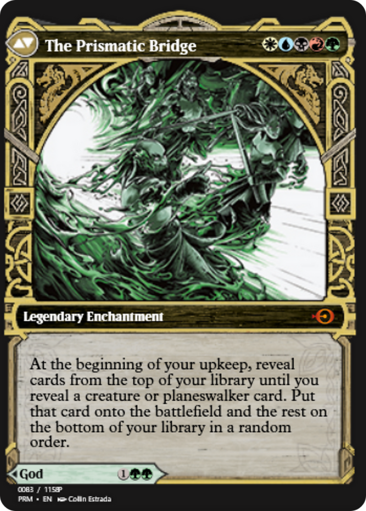 Esika, God of the Tree // The Prismatic Bridge (PRM-88330) - Magic Online Promos: (Showcase)