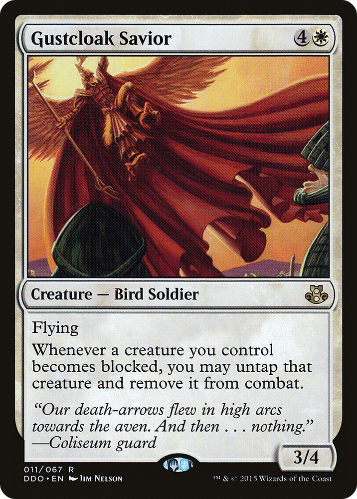 Gustcloak Savior (DDO-011) - Duel Decks: Elspeth vs. Kiora