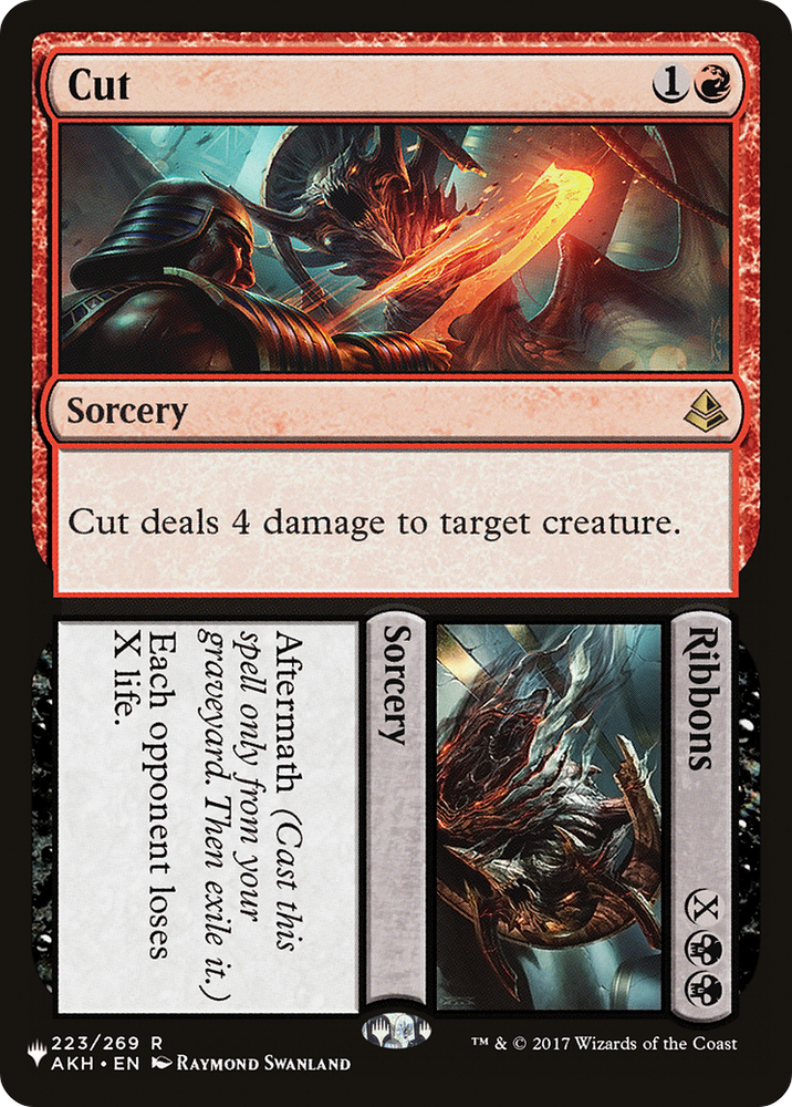 Cut // Ribbons (LIST-AKH-223) - The List