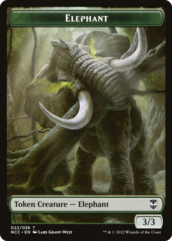 Elephant (TNCC-022) - New Capenna Commander Tokens