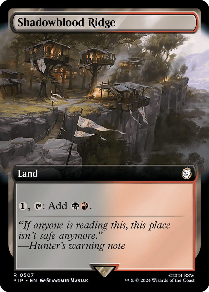 Shadowblood Ridge (Extended Art) (PIP-507) - Fallout: (Extended Art)