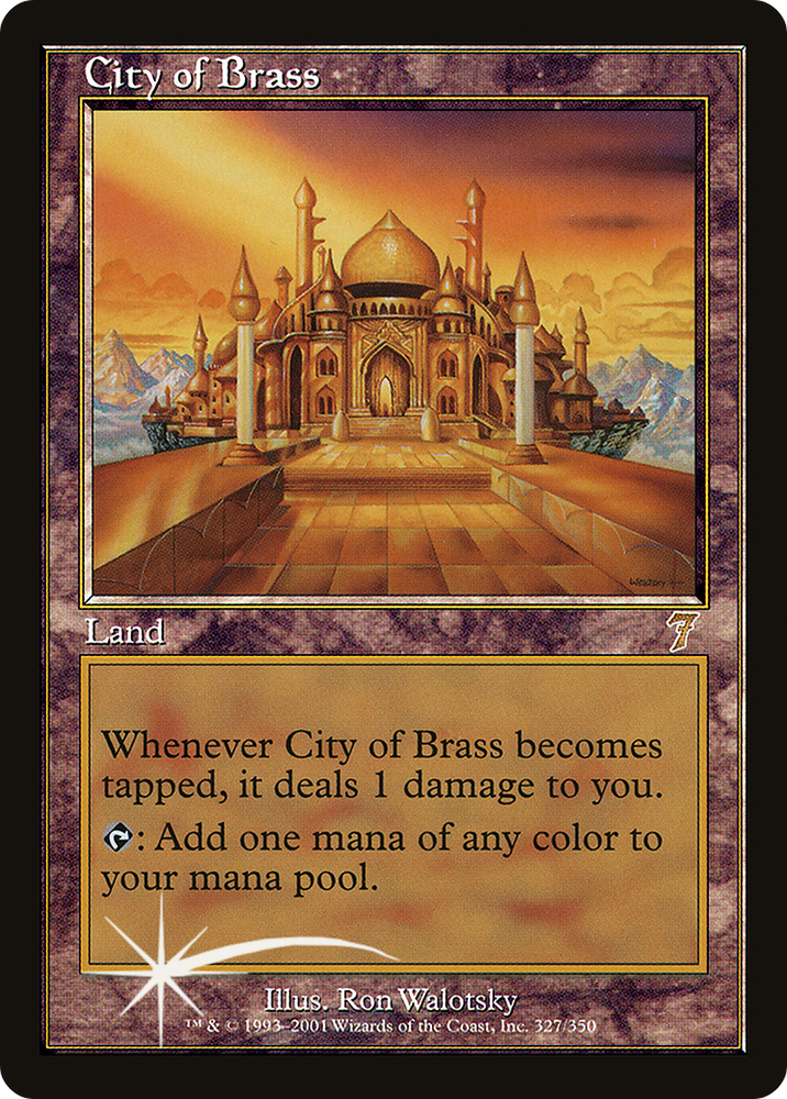 City of Brass (7ED-327★) - Seventh Edition Foil