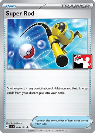 Super Rod 188/193  - Holofoil Prize Pack Series Cards - Common