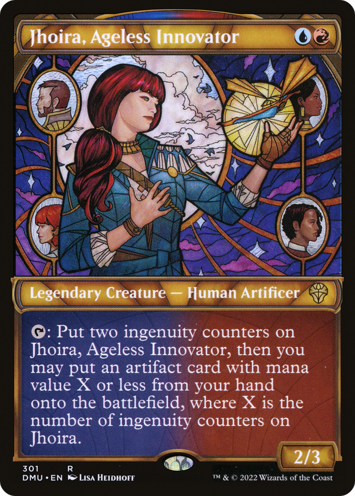 Jhoira, Ageless Innovator (Showcase) (DMU-301) - Dominaria United: (Showcase) Foil