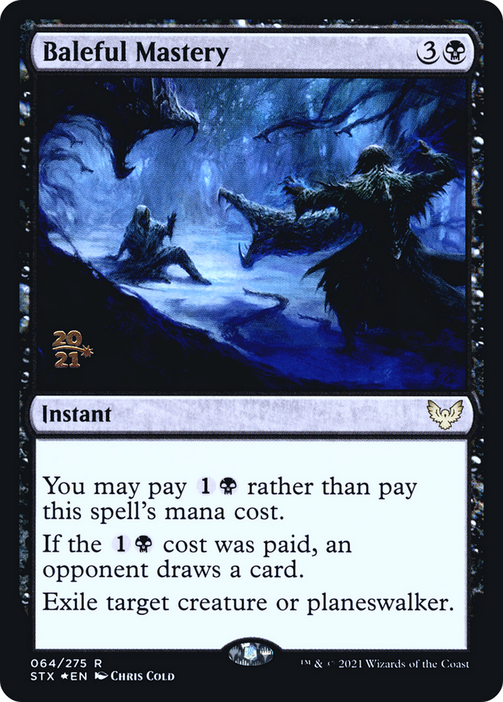 Baleful Mastery (PRE-64S) - Strixhaven: School of Mages Promos Foil