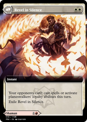 Flamescroll Celebrant // Revel in Silence (PRM-90256) - Magic Online Promos