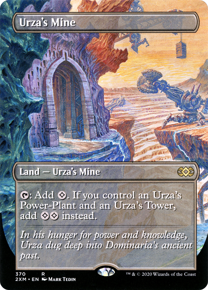 Urza's Mine (Borderless) (2XM-370) - Double Masters (Borderless)