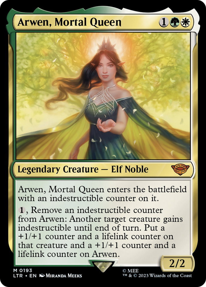 Arwen, Mortal Queen (LTR-193) - The Lord of the Rings: Tales of Middle-earth Foil