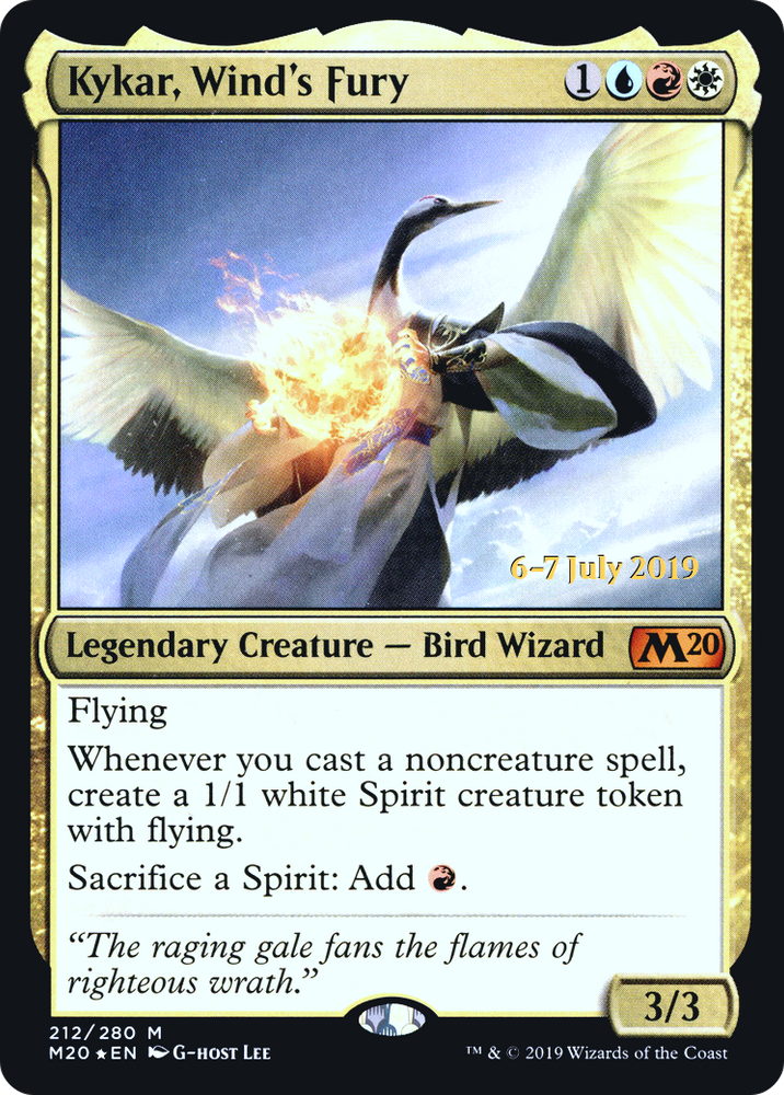 Kykar, Wind's Fury (PRE-212S) - Core Set 2020 Promos Foil
