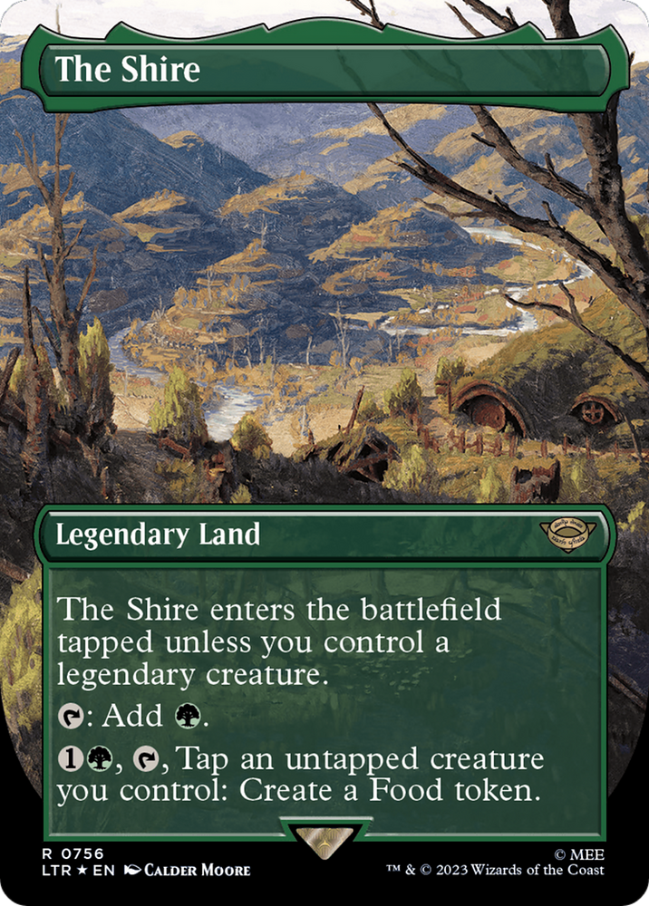 The Shire (Borderless) (Surge Foil) (LTR-756) - The Lord of the Rings: Tales of Middle-earth (Borderless) Foil