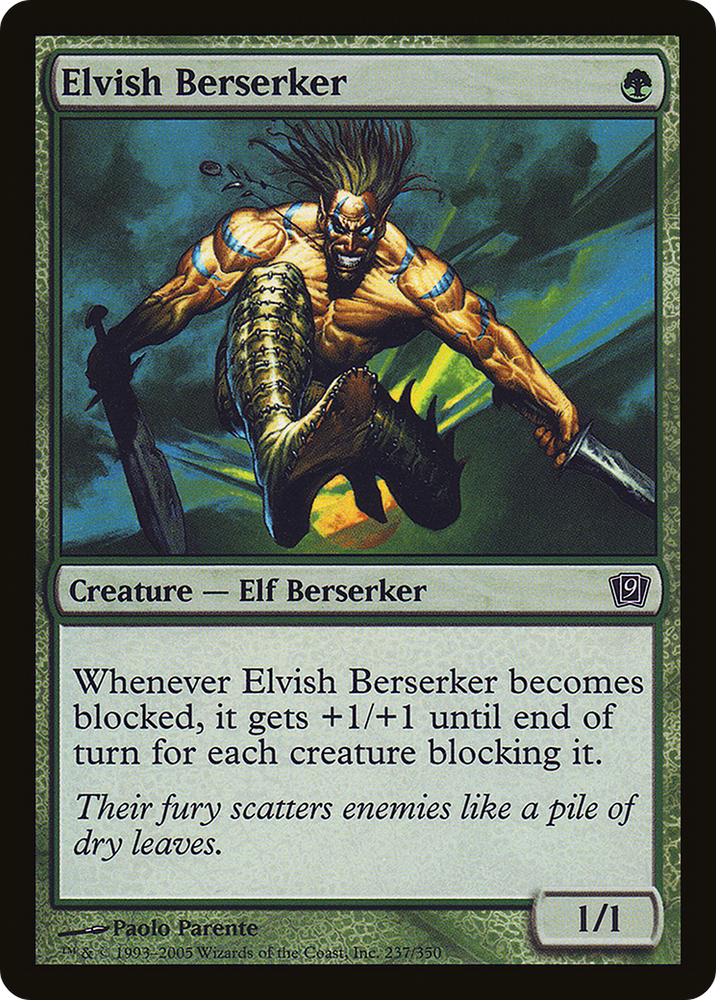 Elvish Berserker (9ED-237★) - Ninth Edition Foil