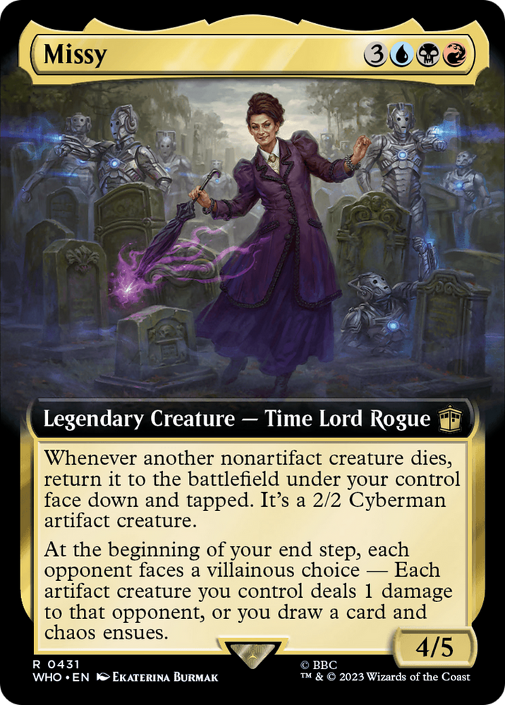 Missy (Extended Art) (WHO-431) - Doctor Who: (Extended Art) Foil