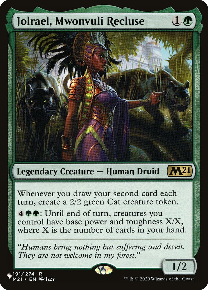Jolrael, Mwonvuli Recluse (LIST-191) - The List