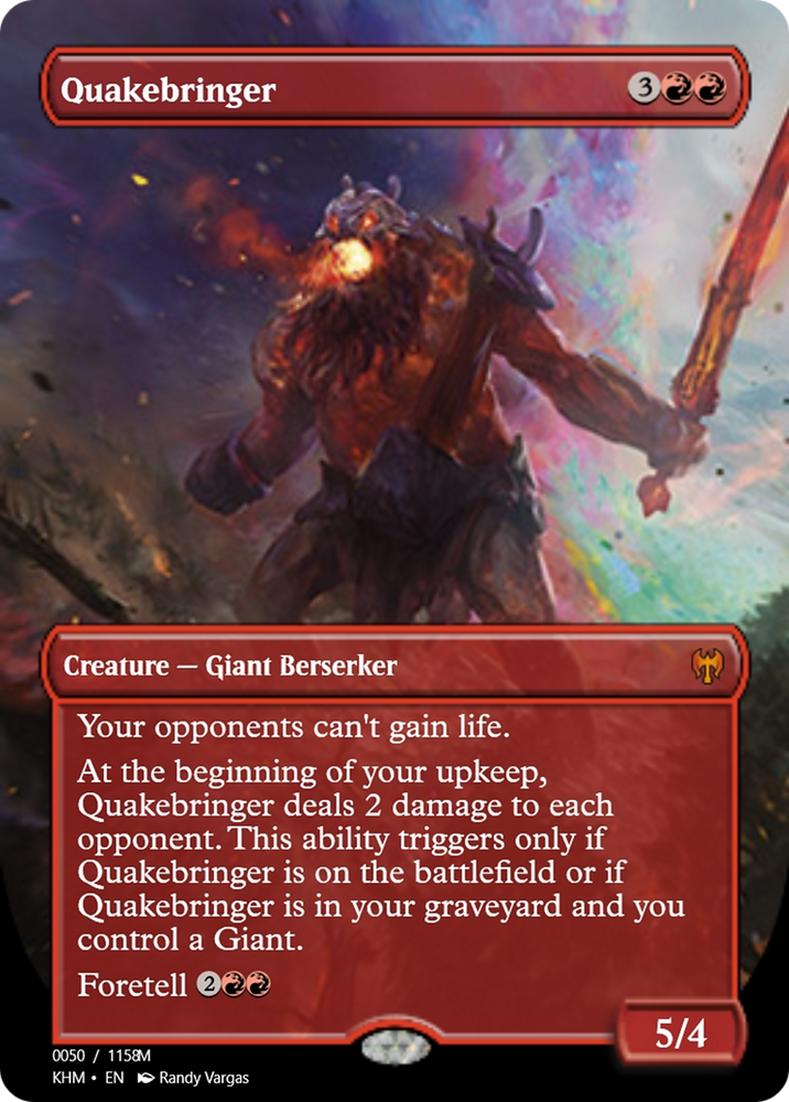 Quakebringer (PRM-88300) - Magic Online Promos Foil